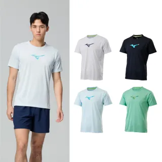 【MIZUNO 美津濃】吸汗速乾 抗UV 路跑短袖T恤 J2TAC502XX（任選一件）(T恤)