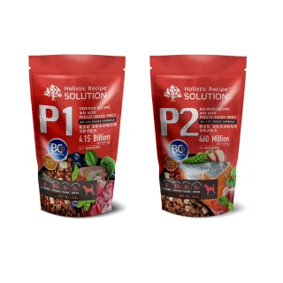 【耐吉斯】P系列-P1 P2 凍乾多拼鹿肉/鮭魚餐-全齡犬 350g(狗飼料 乾糧 犬糧)