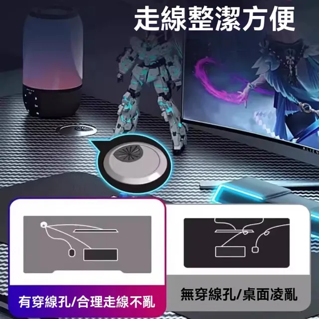 【匠俱】碳纖維折疊電競桌80*40*74CM(免安裝/碳纖維桌面/加固桌腿 折疊桌 電腦桌 電競桌 辦公桌 學習桌)