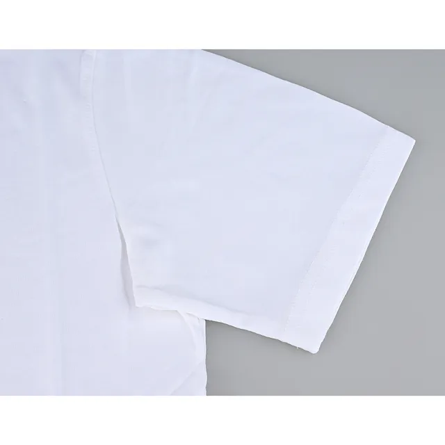 【Paul Smith】PAUL SMITH 簽字LOGO刺繡布章多彩斑馬圓領短袖T恤(男款/白)