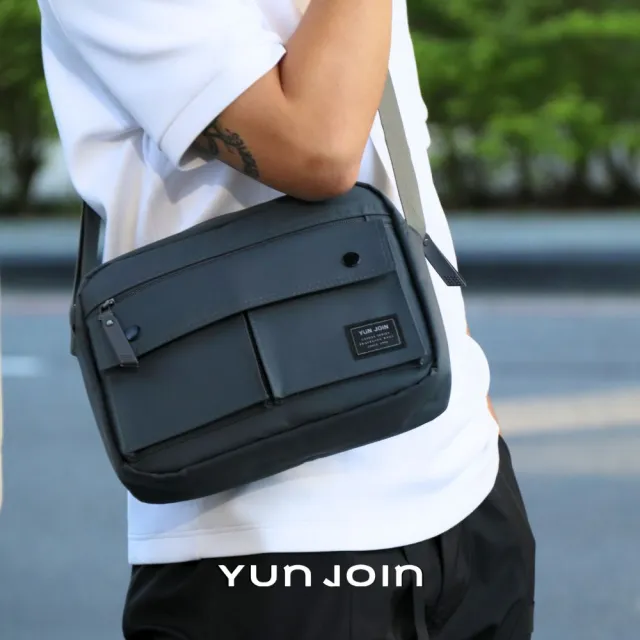 【YUN JOIN】雙11 EMBER 經典側背包 (城市機能 收納強 防潑水 商務通勤 生活休閒)