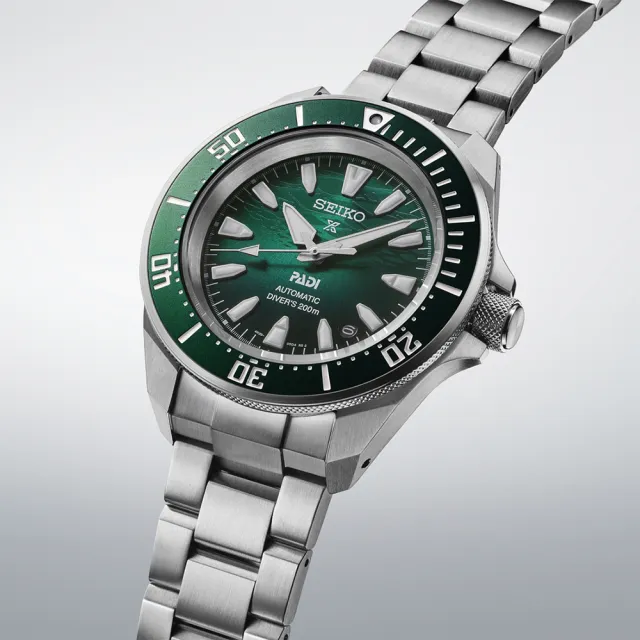 【SEIKO 精工】PROSPEX 200米潛水機械錶-41.7mm 雙11 送禮(4R35-06K0G/SRPL53K1)