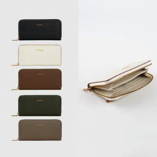 【ROBINMAY】樂光幻影真皮長夾(拉鍊封口/多色任選)