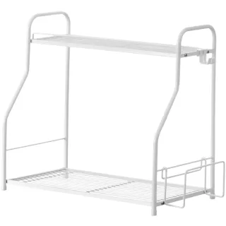 【hoi! 好好生活】懶角落廚房檯面置物架 - 二層40CM