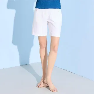【YUTZUYA 優姿雅】純色薄感軟料口袋西裝五分褲(短褲/直筒褲/微彈收腰/拉鍊開釦/立挺感剪裁)
