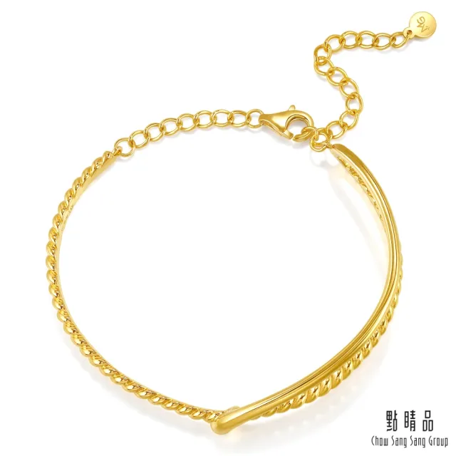【點睛品】擁抱夢想 黃金手鐲_計價黃金(08)