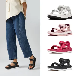 【FitFlop】SURFF撞色縫線皮革後帶涼鞋(四色)
