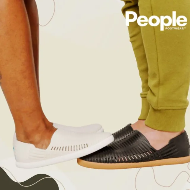 【People Footwear】加拿大休閒鞋 防水鞋 涼鞋 平底鞋 拖鞋(RIO 瑞歐 皮克白)