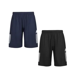 【adidas 愛迪達】快乾涼感舒適運動休閒短褲(百搭 經典 五分褲 抑菌 輕量 吸濕快乾  透氣)