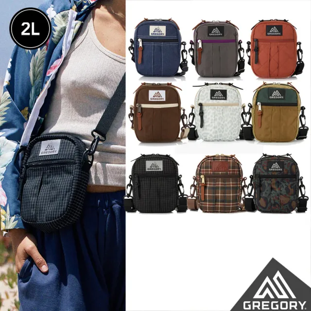 【Gregory】2L QUICK POCKET 斜背包 旅行小包 多色可選(小物包 隨身包 抗撕裂 耐用 單寧 牛仔包 絎縫包 ...
