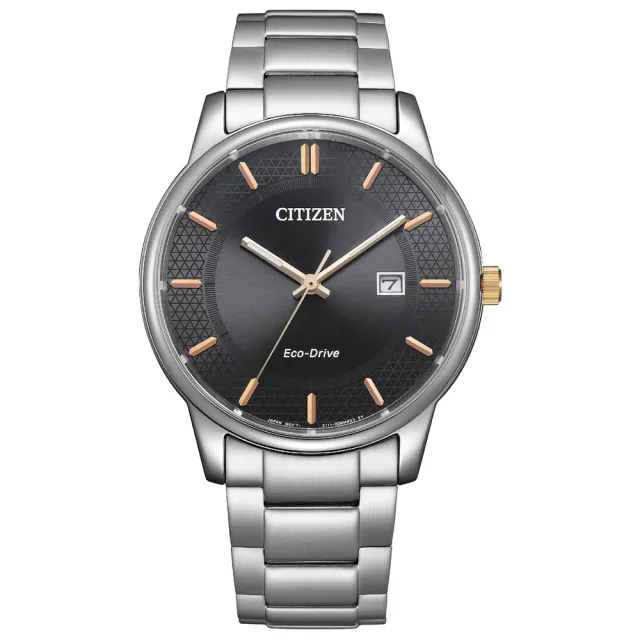 【CITIZEN 星辰】PAIR 時尚大三針光動能石英錶 男錶/40mm 雙11 (BM6977-70E)