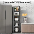 【ONE HOUSE】阿姆斯 全碳鋼耐重工業風五層收納架_39x46x170CM(書架 鞋架 收納櫃 層架 電器架 廚房收納)