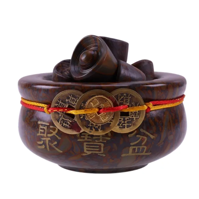 【風水好好玩】鴻運大發聚寶盆(招財/補財庫/招財/擋煞/風水擺件/旺財位/元寶)