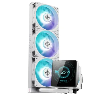 【TCOMAS】TCOMAS 鈦鉭 WG600 360 IPS螢幕水冷 白色(WG600)