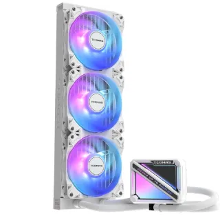 【TCOMAS】TCOMAS 鈦鉭 LE200 360 炫彩無限鏡水冷 白色(LE200)