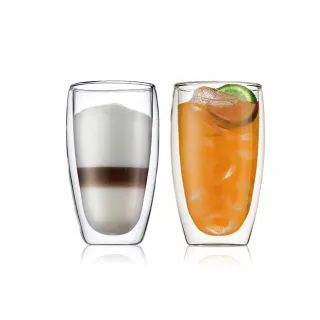 【Bodum】PAVINA 雙層玻璃杯2入組(450cc)