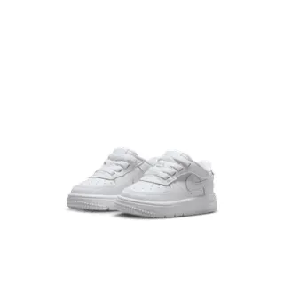 【NIKE 耐吉】運動鞋 休閒鞋 嬰幼鞋 FORCE 1 LOW EASYON TD 緩震 氣墊 抓地力 經典 皮革 AF1 白(IH4491101)