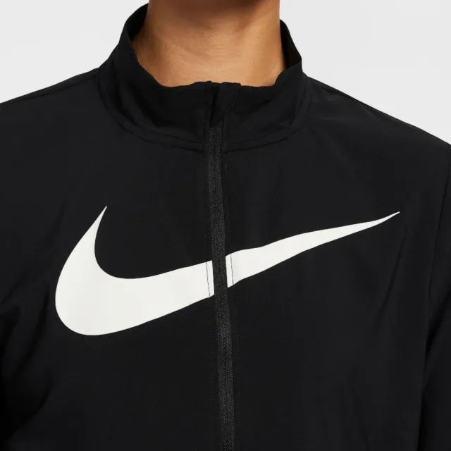 【NIKE 耐吉】休閒外套 運動 休閒 女 AS W NK TEMPO SWSH HBR DF JKT 黑色(HV2648010)