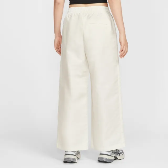 【NIKE 耐吉】長褲 運動褲 休閒 女 AS W NSW NK LIQ SHINE PANT 米白色(HV2476133)