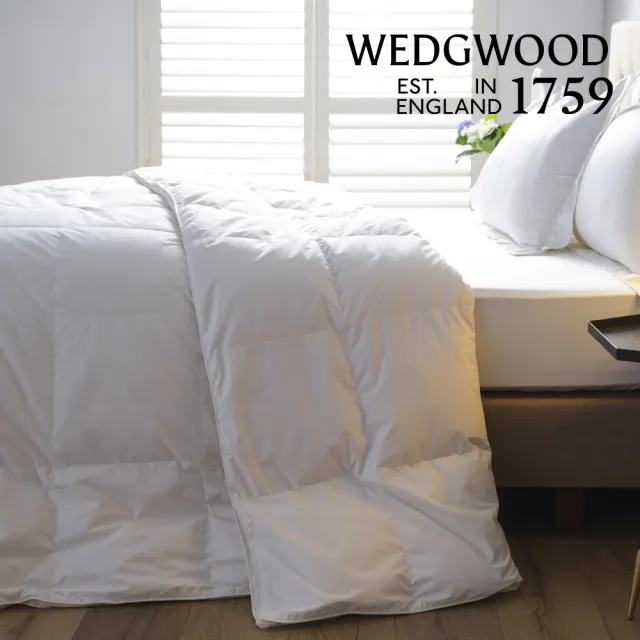 【WEDGWOOD】台灣製｜限量精選80%雅品白鴨絨 抗菌羽絨舒眠被 冬被(加大)