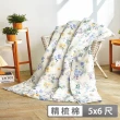【MIT iLOOK】買1送1 台灣製 文青風純棉四季水洗涼被5X6尺(多款任選/涼夏被)