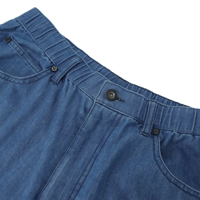 【CONVERSE】COOL MAX DENIM SHORT DENIM BLUE 短褲 男褲 藍色(MCH632-UHA)