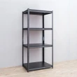 【dayneeds 日需百備】90x45x180cm四層消光黑角鋼架(倉儲架/收納層架/展示架/層架/鐵架)