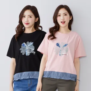 【betty’s 貝蒂思】網路獨賣★精緻繡花珠飾舒棉上衣(共三色)
