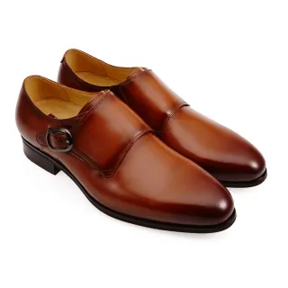 【A.S.O 阿瘦集團】A.S.O 職人通勤系列-沖孔牛津紳士鞋(男鞋_茶色)