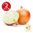 【盛花園蔬果】進口洋蔥2kg x1箱(紐西蘭、澳洲產地隨機)