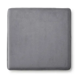 【MUJI 無印良品】高反發方形坐墊 成品尺寸:W40×L40 cm(墨灰/米色/煙燻藍)