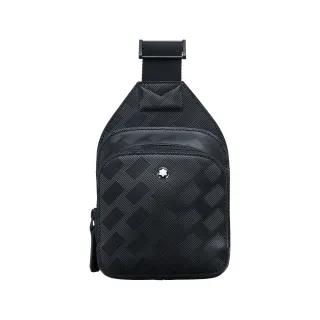 【MONTBLANC 萬寶龍】Extreme 3.0 風尚迷你單肩包 / 胸包 灰藍色(贈原廠提袋)