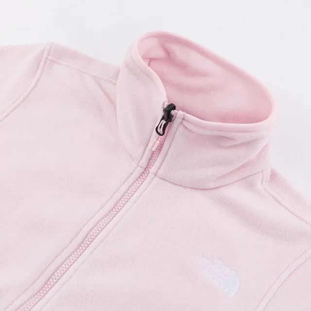 【The North Face】TNF 休閒 運動 保暖抓絨外套 W GLACIER FLEECE JACKET - AP 女 粉(NF0A8FJUBP6)