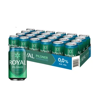 【Royal】無酒精啤酒風味飲330mlx24瓶(零酒精)
