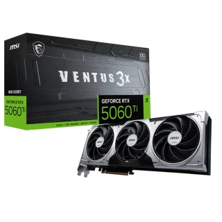 【MSI 微星】顯卡+電源組合★GeForce RTX 5060 Ti 8G VENTUS 3X OC 顯示卡+MAG A650GL 80PLUS 650W金牌 電