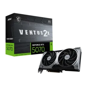 【MSI 微星】顯卡+電源組合★GeForce RTX 5070 12G VENTUS 2X OC 顯示卡+MAG A850GL PCIE5 80PLUS 850W金牌