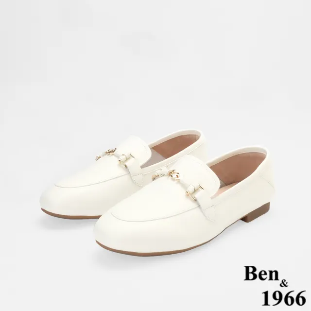 【Ben&1966】Ben&1966高級頭層牛皮舒適經典平底樂福鞋-25652
