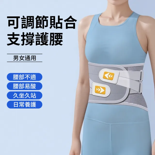 618特惠 雙重加壓彈力護腰帶 可調節支撐護腰帶 腰部易酸腰托(穩定支撐 貼合腰部 非醫療)