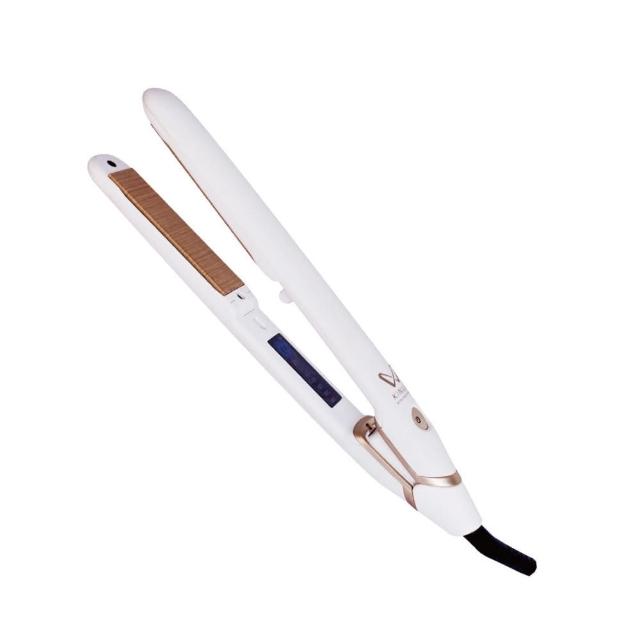 【KINUJO 絹女】W worldwide model 絹女 美髮離子夾 海外通用版(白)