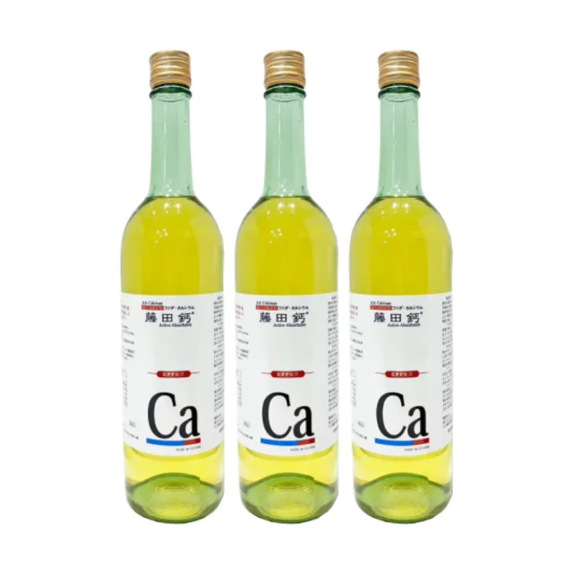 【AA 鈣杏懋】藤田鈣液劑750ml(買二送一)