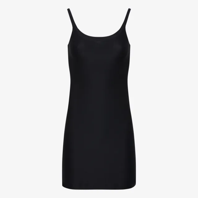 【Chantelle 仙黛爾】Soft Stretch.涼感無痕透氣打底襯裙 XS-XXL 黑色.10610_011(超強彈力.超包覆)