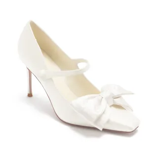 【steve madden】方頭蝴蝶結瑪莉珍高跟鞋 TWASHLEY(金色)