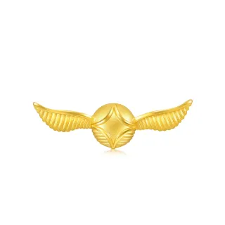 【點睛品】網路獨家款 金探子 黃金耳環_哈利波特(單隻)