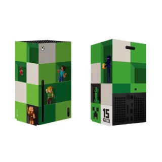 【Microsoft 微軟】XBOX SERIES X 專用 我的世界 15週年限定 原廠主機保護殼(台灣公司貨)