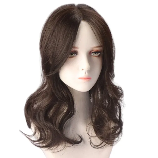 【KT DADA】髮片 高溫絲假髮 假髮 大波浪 中分假髮 瀏海假髮 自然 增髮量