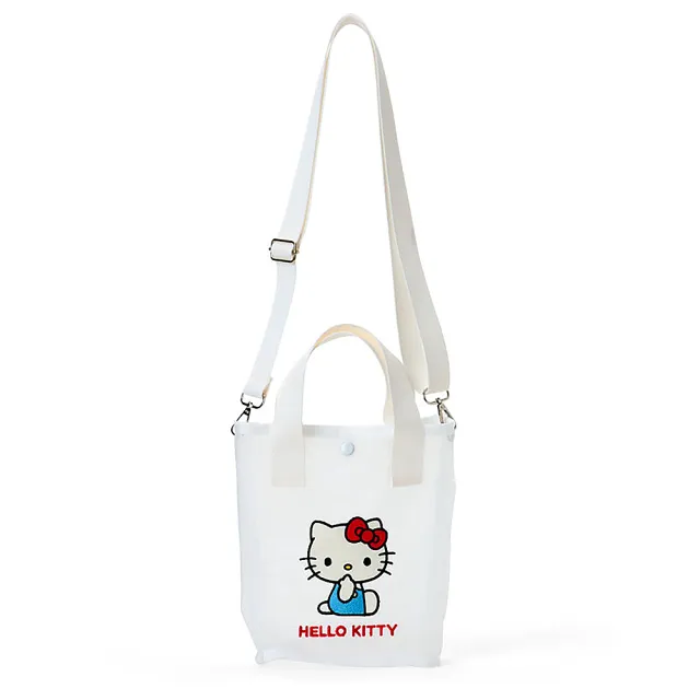 【SANRIO 三麗鷗】雙11 2WAY兩用網紗手提袋 側背包