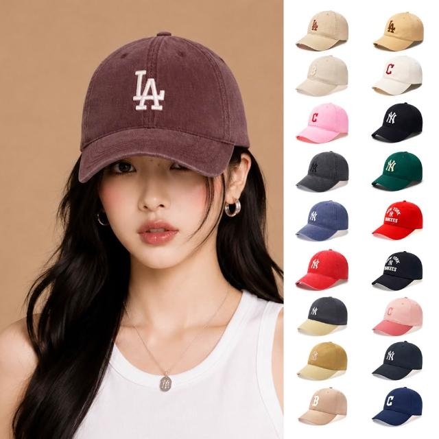 【MLB】可調式軟頂棒球帽 道奇/紅襪/守護者/洋基隊(3ACPVV.CPB2.CP34-多款任選)