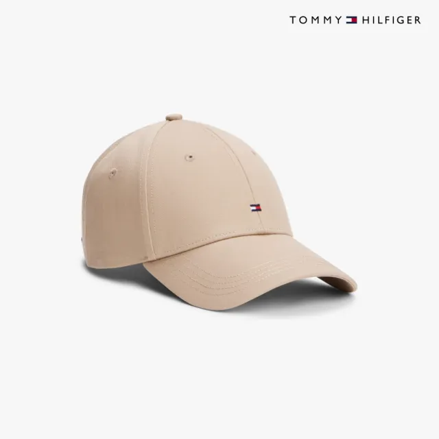 【TOMMY HILFIGER】官方旗艦館 基本款旗幟棒球帽_裸色