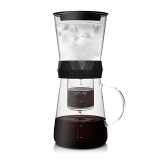 【Driver】兩用冰滴咖啡壺-600ml 黑色(冰滴咖啡 冷萃咖啡 咖啡壺 冷水壺 冰釀咖啡 咖啡器具 手沖咖啡)