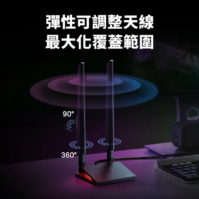 【TP-Link】WiFi 7 三頻 BE9300 藍牙5.4 PCIe無線網路卡 WiFi 7 無線網卡(Archer TBE550E)